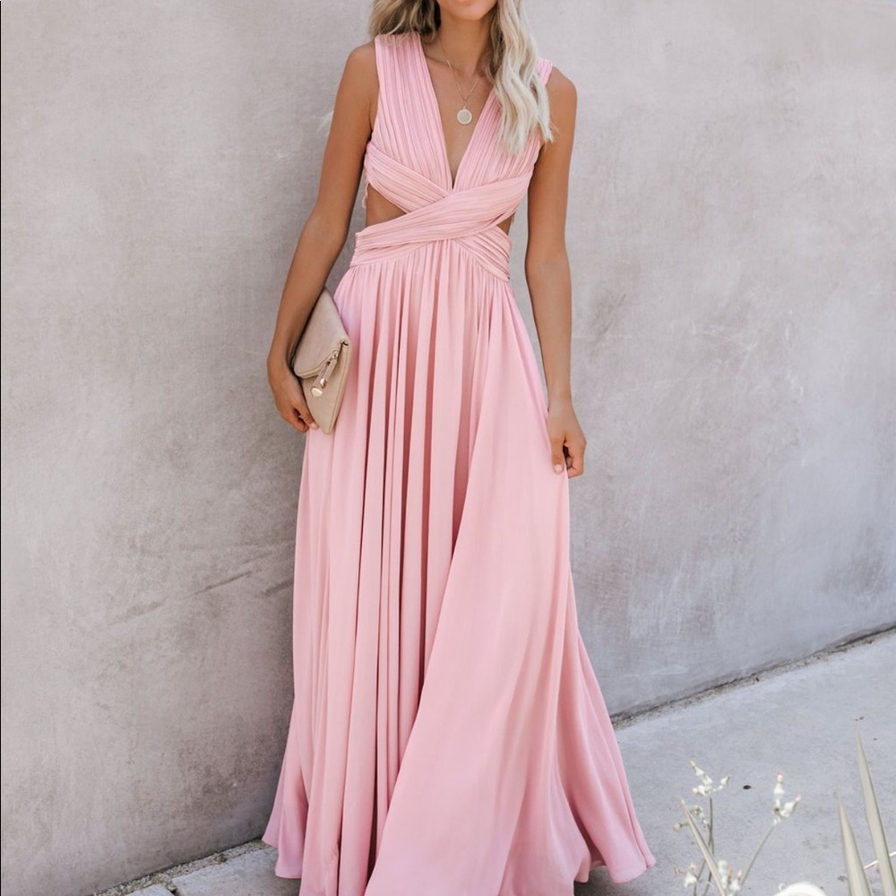 Formal Cutout Maxi Dress